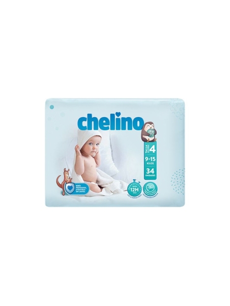 CHELINO PAÑAL INFANTIL FASHION & LOVE T- 4 (9 - 15 KG) 36 PAÑALES