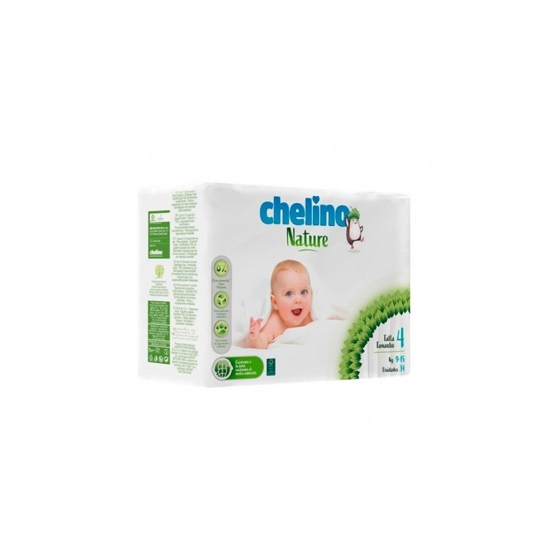 PAÑAL INFANTIL CHELINO NATURE T - 4 34 U