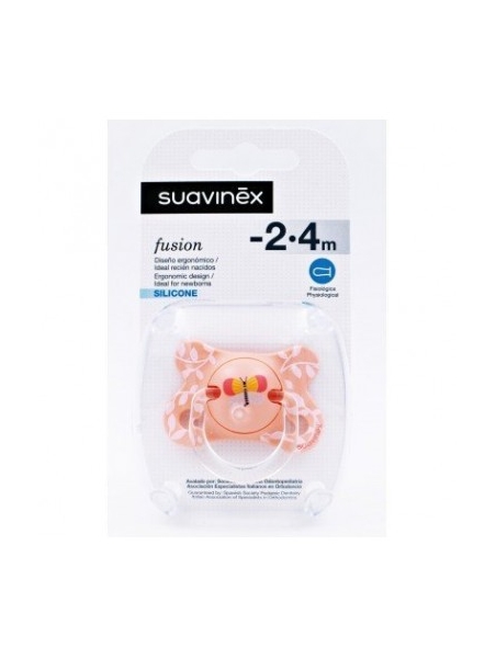 SUAVINEX CHUPETE SILICONA FISIOLOGICO FUSION 2 - 4 MESES 1 UNIDAD