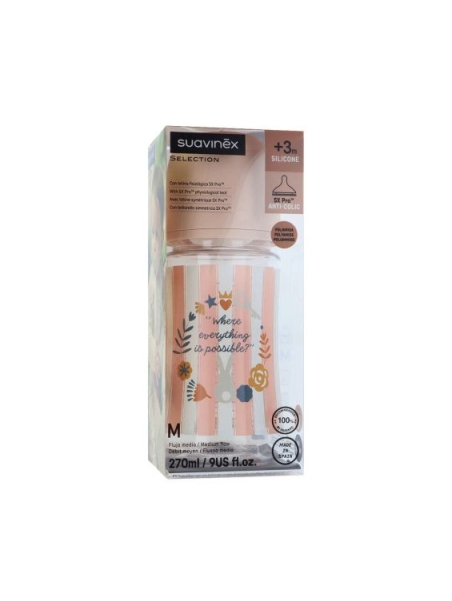 SUAVINEX BIBERON  PREMIUM 270 ML. 3 POS SILICO