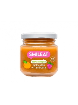 SMILEAT 1 TARRITO 130 G SABOR MELOCOTON Y FRAMBUESA