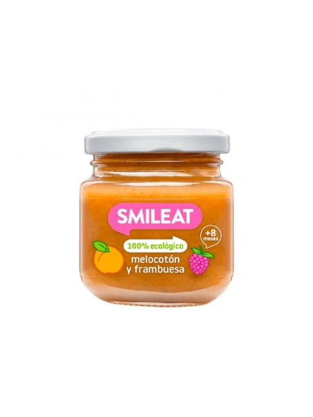 SMILEAT 1 TARRITO 130 G SABOR MELOCOTON Y FRAMBUESA