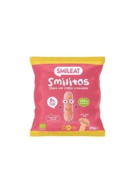 SMILEAT SMILITOS SNACK ECO CON FRESA Y PLATANO