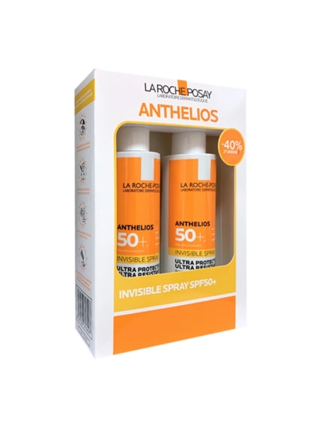 LRP ANTHELIOS DUPLO PACK DOBLE INVISIBLE SPRAY 50+