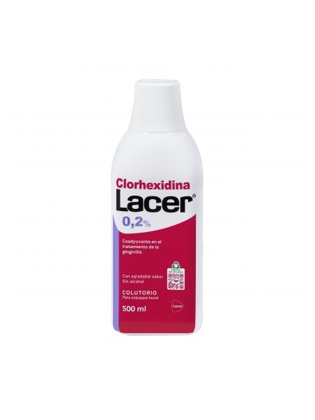 LACER COLUTORIO CLORHEXIDINA 0.2% 1 ENVASE 500 ML