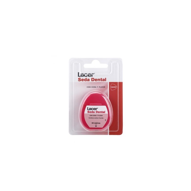 LACER SEDA DENTAL CON CERA FLUOR Y TRICLOSAN