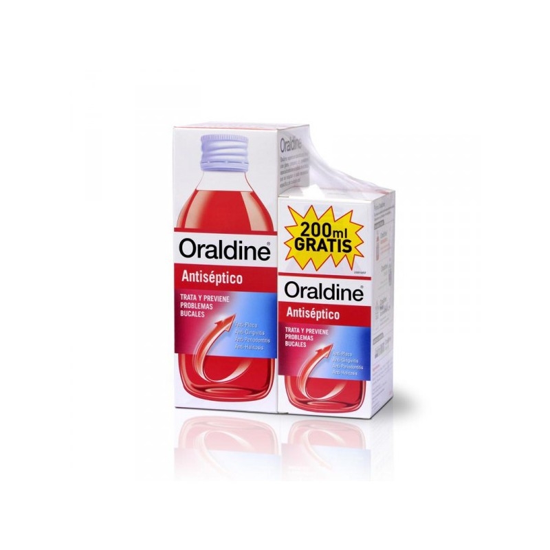 ORALDINE ANTISEPTICO 400 ML+200PACK