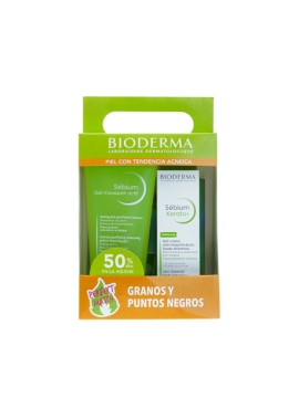 BIODERMA PACK SEBIUM KERATO+ CON GEL SEBIUM ACTIF 200ML