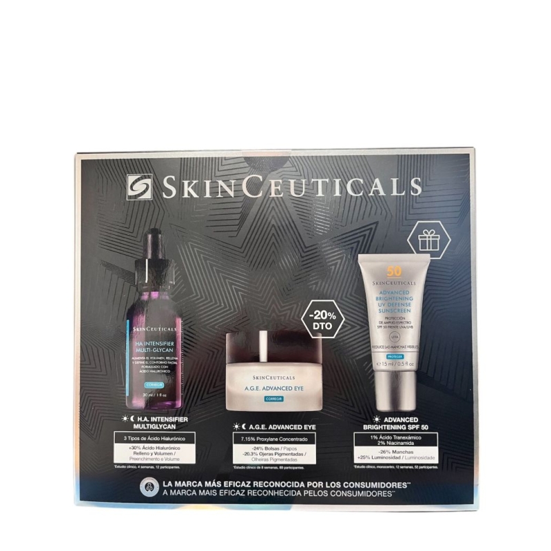 SKINCEUTICALS COFRE HA INTENSIFIER + AGE EYE COMPLEX (20%) + REGALO