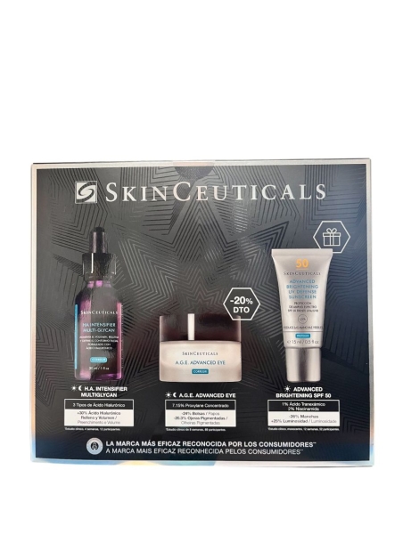 SKINCEUTICALS COFRE HA INTENSIFIER + AGE EYE COMPLEX (20%) + REGALO