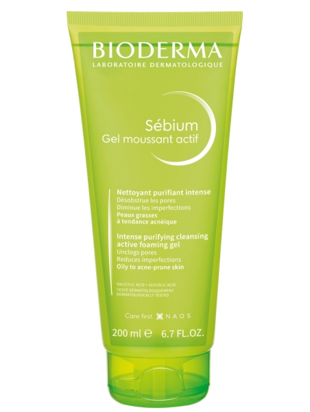 BIODERMA SEBIUM GEL MOUSSANT ACTIF 200 ML