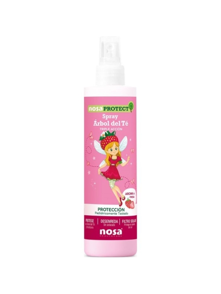 NOSA NATURAL CHAMPU ACEITE DEL ARBOL DEL TE ROSA 250 ML