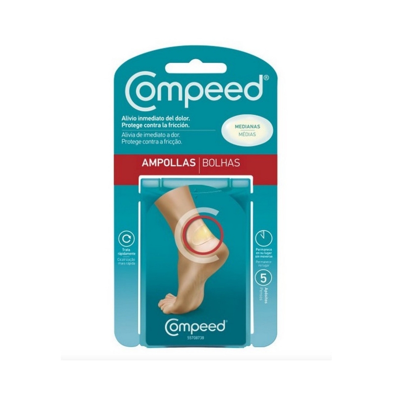 COMPEED APOSITO AMPOLLAS MEDIANO 5 UNIDADES
