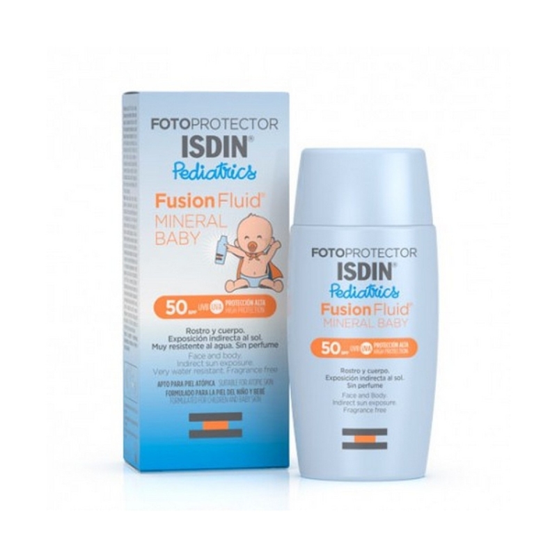 ISDIN FOTOPROTECTOR SPF-50 BABY FUSION FLUID MINERAL 50 ML