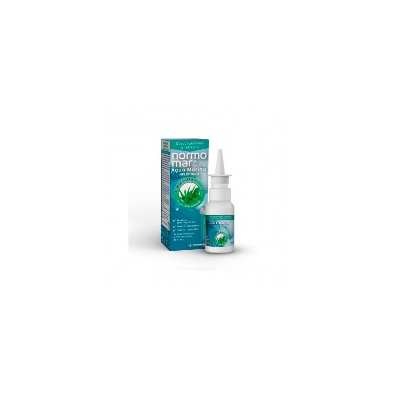 NORMOMAR SPRAY USE & GO DESCONGESTIVO ALOE VERA MENTA 30 ML