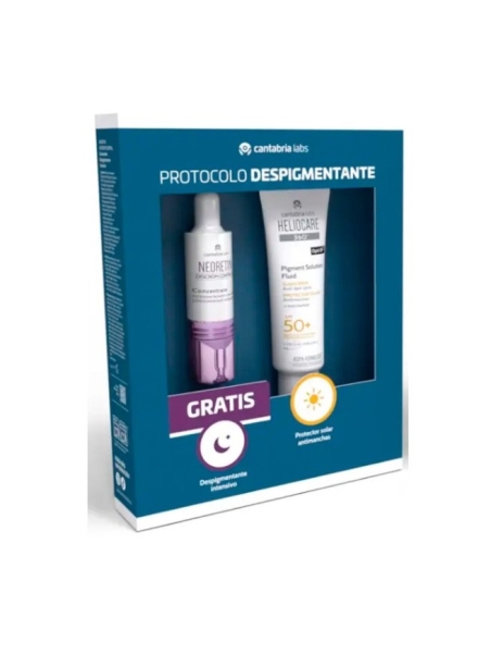 HELIOCARE 360º PIGMENT SOLUTION FLUID PROTECTOR SOLAR PROTEGE CORRIGE Y UNIFICA SPF50+ 50 ML