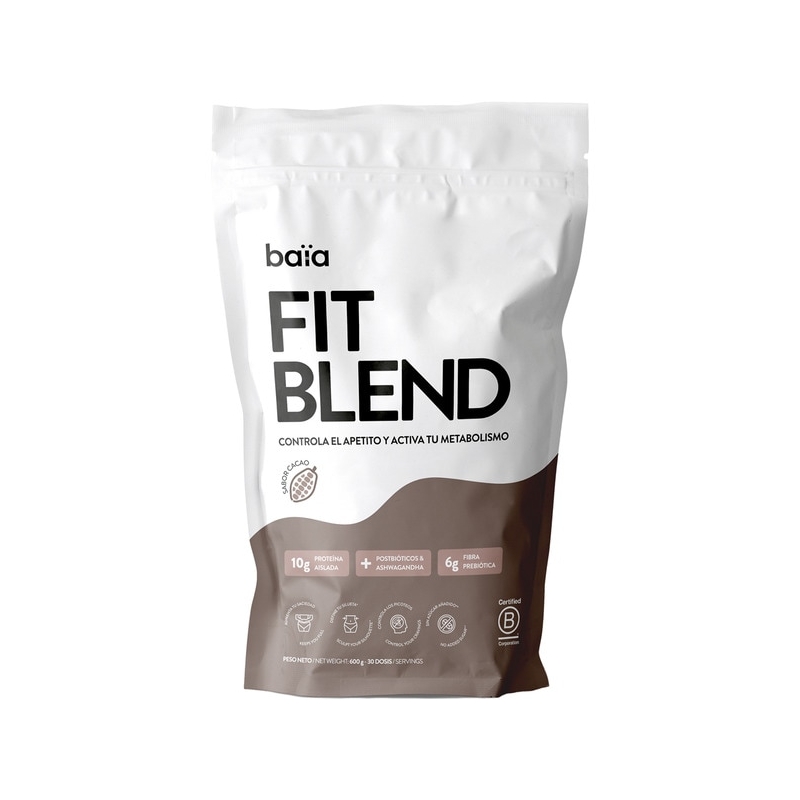 BAIA FOOD FIT BLEND CACAO 600G 30 DOSIS