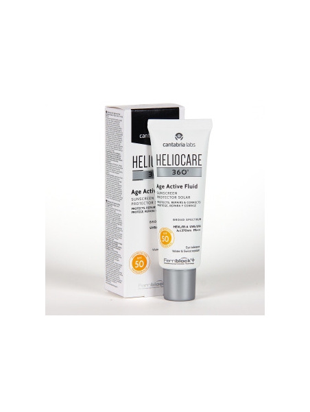 HELIOCARE 360º AGE ACTIVE FLUID PROTECTOR SOLAR PROTEGE REPARA Y CORRIGE 50 ML