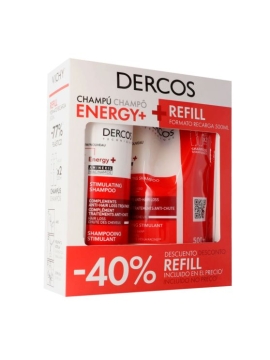 VICHY DERCOS CHAMPU ESTIMULANTE ENERGY + REFILL