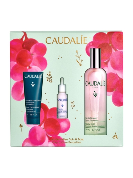 CAUDALIE COFRE AGUA DE BELLEZA + MASCARILLA + SERUM
