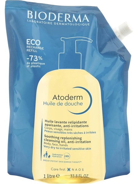BIODERMA ATODERM ACEITE DE DUCHA BIODERMA 1 L ECO-RECARGABLE