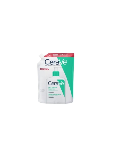 CERAVE  LIMPIADOR ESPUMOSO 1 ENVASE 473 ML RECARGA