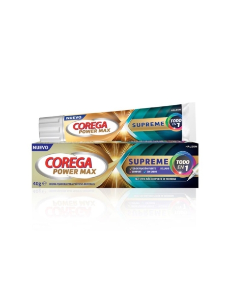 COREGA POWER MAX SUPREME TODO EN 1 1 TUBO 40 G
