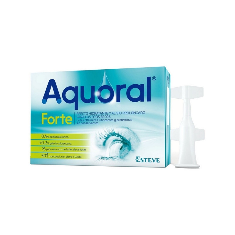 AQUORAL FORTE LUBRICANTE OCULAR 30 MONOD