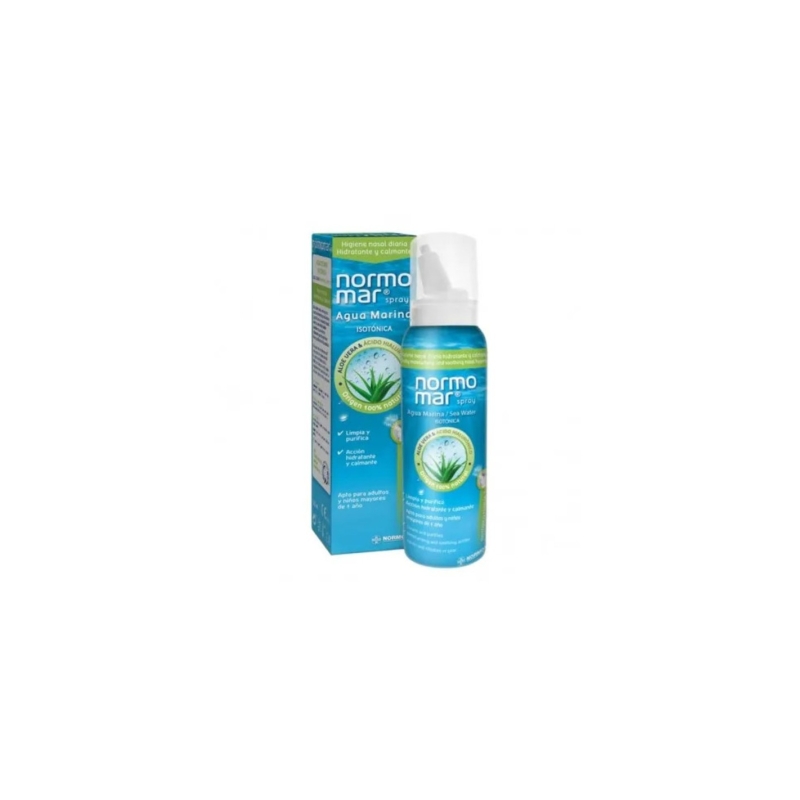 NORMOMAR AGUA MARINA ALOE VERA Y ACIDO HIALURONICO 1 SPRAY 120 ML