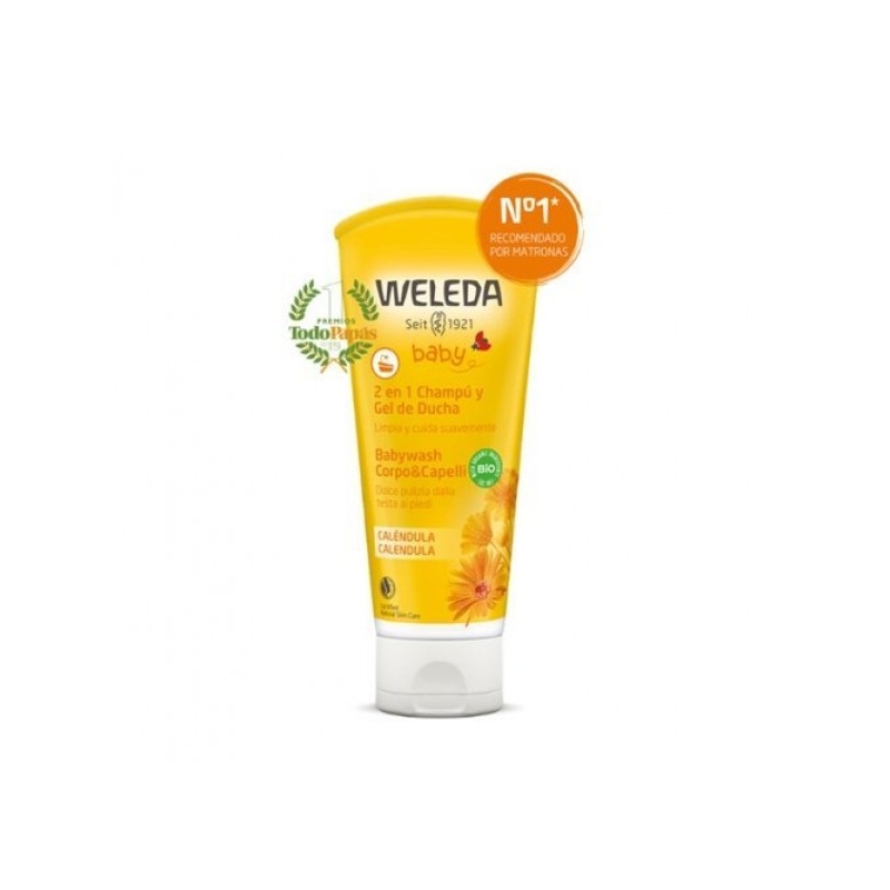 WELEDA CHAMPU Y GEL DE DUCHA CALENDULA 1 ENVASE 200 ML