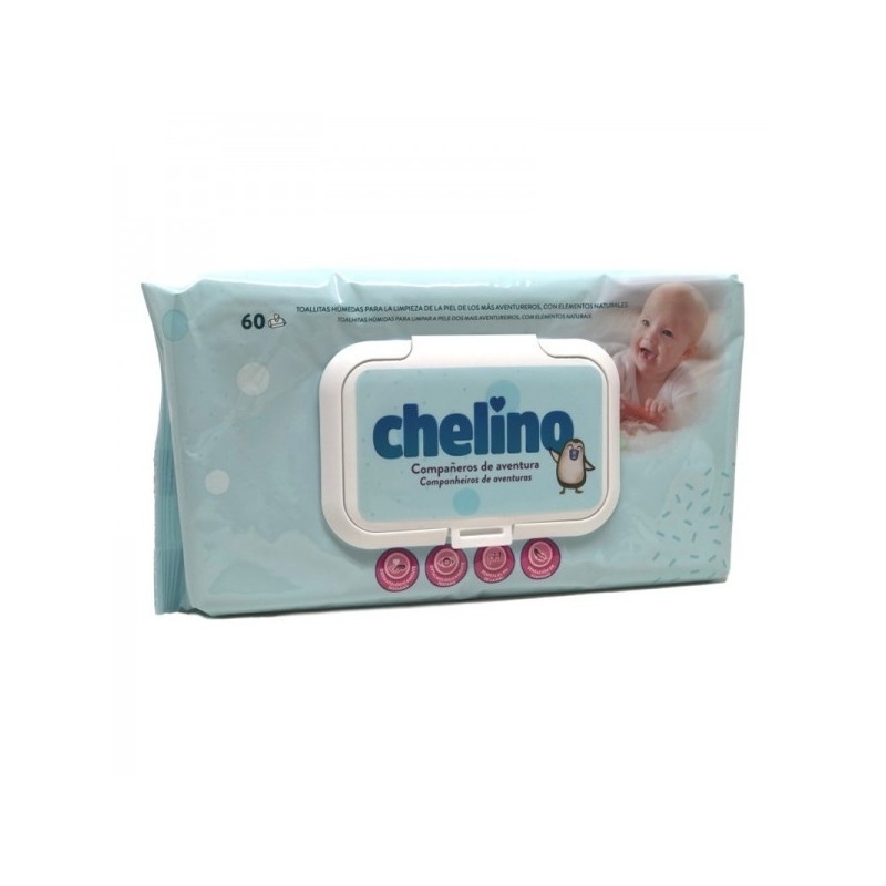 CHELINO FASHION & LOVE TOALLITAS INFANTILES 60 TOALLITAS