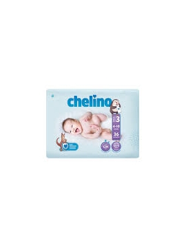 CHELINO PAÑAL INFANTIL FASHION & LOVE T- 3 (4 - 10 KG) 36 PAÑALES