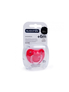 SUAVINEX CHUPETE SILICONA T ANATOMICA  EVOLUTION + 6 M