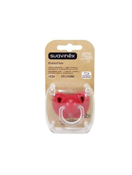 SUAVINEX CHUPETE SILICONA T ANATOMICA EVOLUTION +12 M