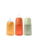 SUAVINEX  BIBERON SILICONA INTENSE COLOUR + 3 MESES 1 UNIDAD 240 ML