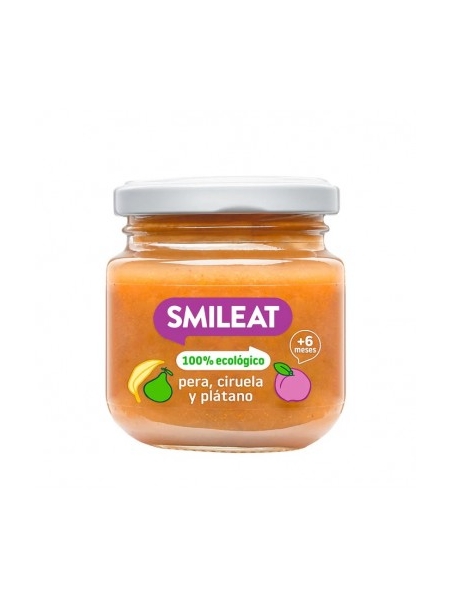 SMILEAT 1 TARRITO 130 G SABOR PERA CIRUELA Y PLATANO