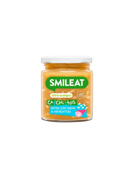 SMILEAT CACHITOS 1 TARRITO 230 G SABOR ARROZ CON PAVO Y VERDURITAS