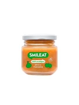 SMILEAT 1 TARRITO 130 G SABOR PERA Y MANZANA