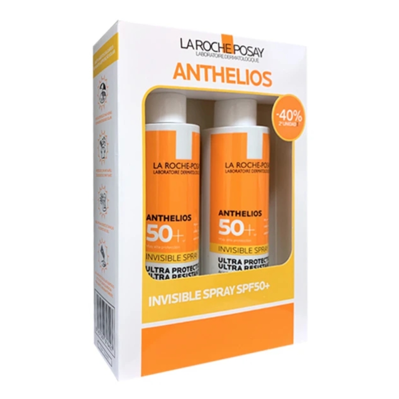 LRP ANTHELIOS DUPLO PACK DOBLE INVISIBLE SPRAY 50+