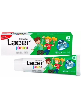 LACER JUNIOR GEL DENTAL 75 ML MENTA