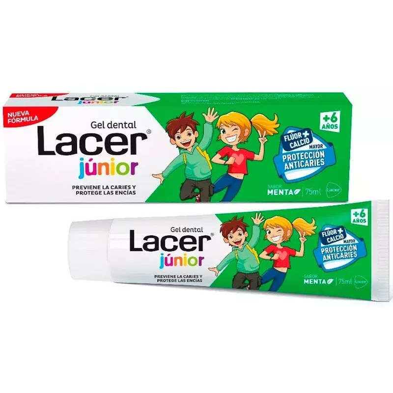 LACER JUNIOR GEL DENTAL 75 ML MENTA