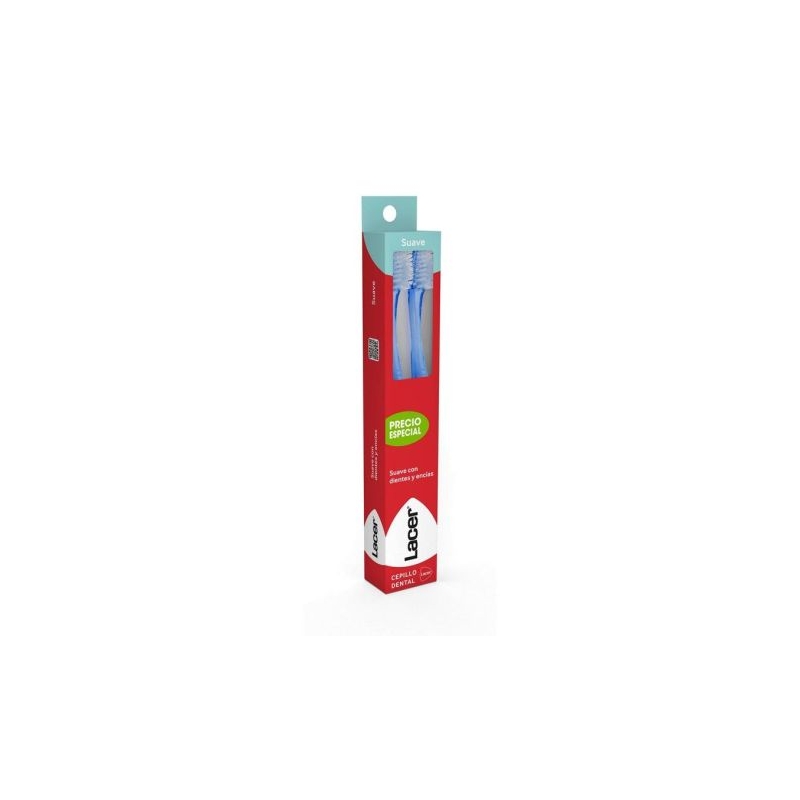 LACER CEPILLO DENTAL ADULTO LACER  SUAVE DUPLO
