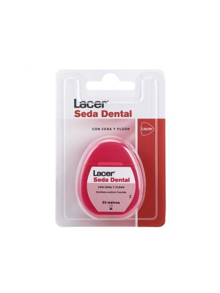 LACER SEDA DENTAL CON CERA FLUOR Y TRICLOSAN