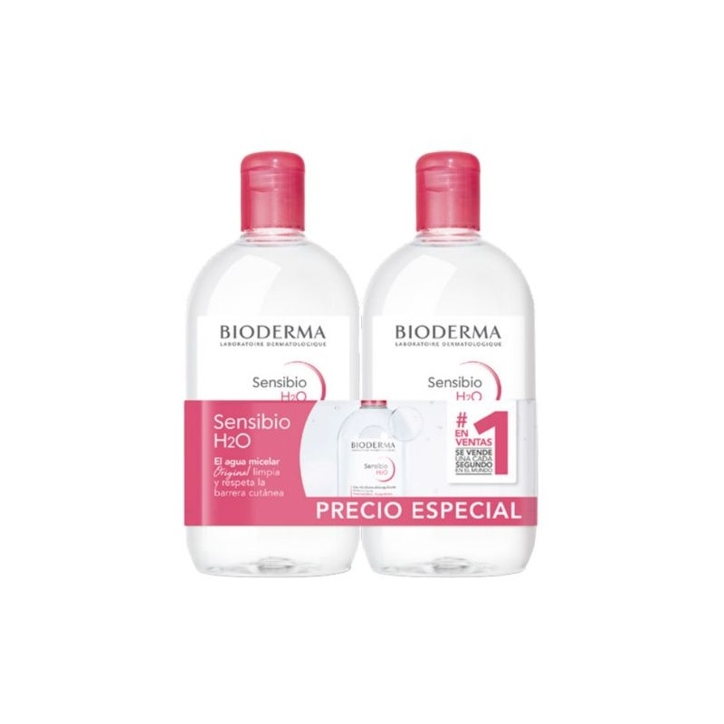 BIODERMA DUPLO SENSIBIO H2O 500 ML+ 500 ML