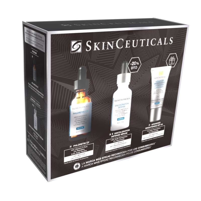 SKINCEUTICALS COFRE PHLORETIN + DICOLORATION + MINI SOLAR