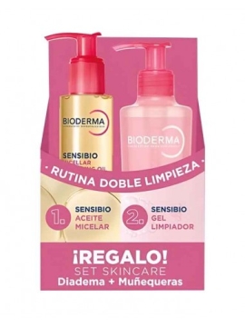 BIODERMA PACK DOBLE LIMPIEZA SENSIBIO ACEITE + GEL