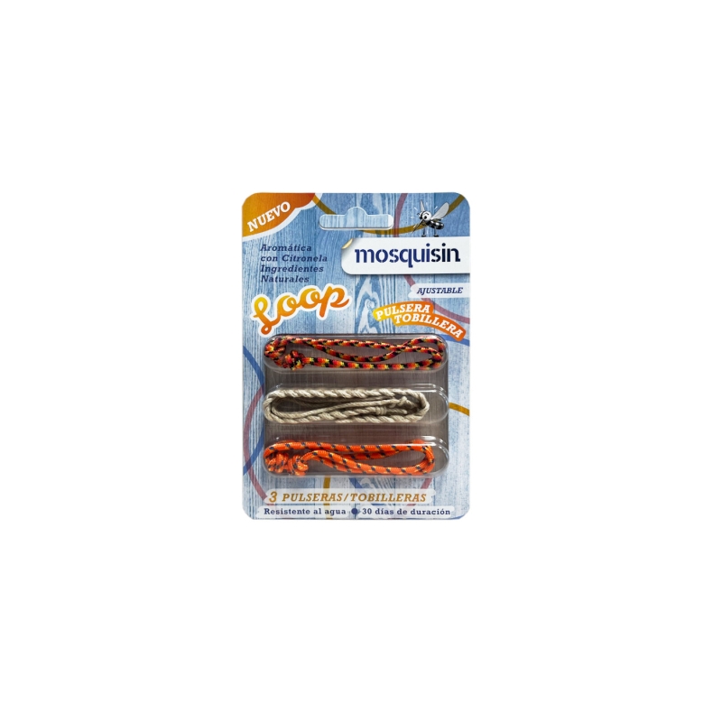 PACK 3 PULSERAS-TOBILLERAS ANTIMOSQUITOS