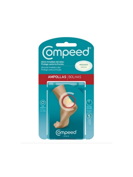 COMPEED APOSITO AMPOLLAS MEDIANO 5 UNIDADES