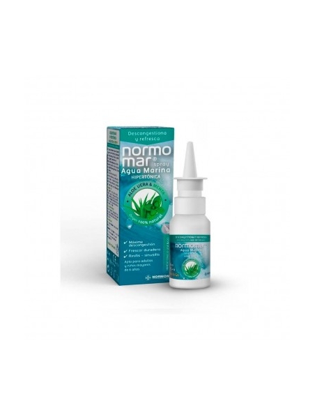 NORMOMAR SPRAY USE & GO DESCONGESTIVO ALOE VERA MENTA 30 ML