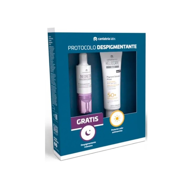 HELIOCARE 360º PIGMENT SOLUTION FLUID PROTECTOR SOLAR PROTEGE CORRIGE Y UNIFICA SPF50+ 50 ML